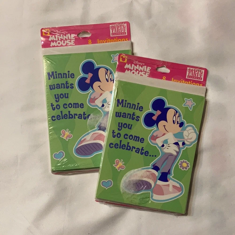 🎉Price Drop! NEW Minnie Mouse Party Invitations
